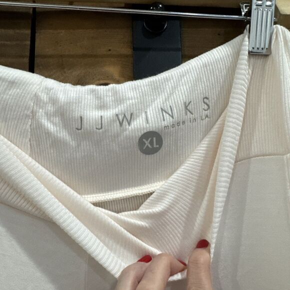 JJ Winks Women’s Sz XL Blush Pink Flare Happy Hour Sleep Lounge Pants New - Picture 5 of 6